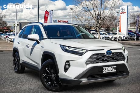 White 2022 Toyota RAV4 Wagon Cruiser (Awd) Hybrid
