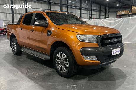Orange 2017 Ford Ranger Dual Cab Pick-up Wildtrak 3.2 (4X4)