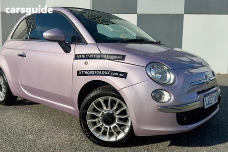 Pink 2013 Fiat 500 Hatch LOUNGE MY13