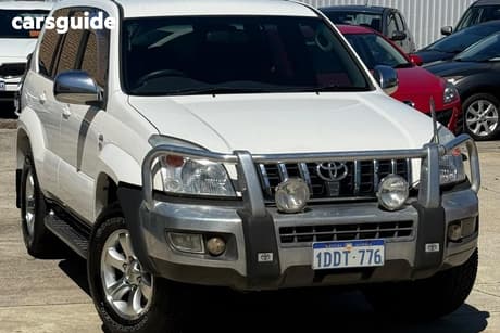 White 2009 Toyota Landcruiser Prado Wagon Gxl (4X4)