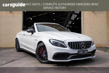White 2017 Mercedes-Benz C63 Cabriolet S
