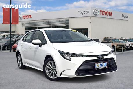 White 2024 Toyota Corolla Sedan Ascent Sport