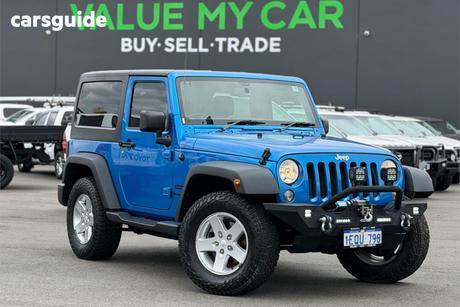 Blue 2014 Jeep Wrangler Softtop Sport (4X4)
