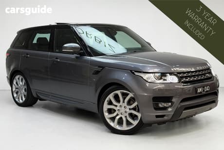 Grey 2017 Land Rover Range Rover Sport Wagon 3.0 Tdv6 Se