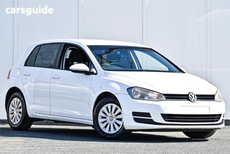 White 2012 Volkswagen Golf Hatchback 90 Tsi Trendline