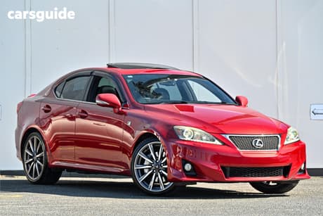 Red 2011 Lexus IS350 Sedan F Sport