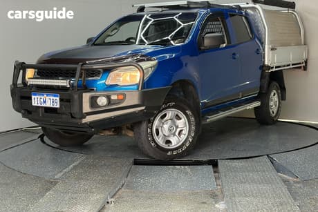 Blue 2016 Holden Colorado Crew Cab Chassis Ls (4X4)
