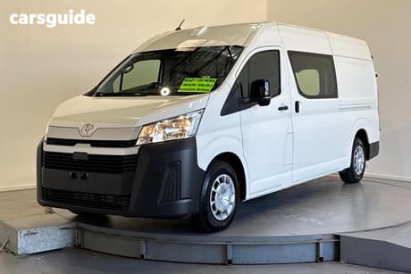 White 2025 Toyota HiAce Van Slwb