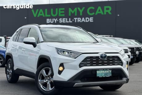 White 2020 Toyota RAV4 Wagon Gxl 2Wd Hybrid