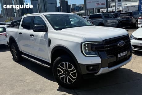 White 2024 Ford Ranger Double Cab Pick Up Sport 2.0 (4X4)