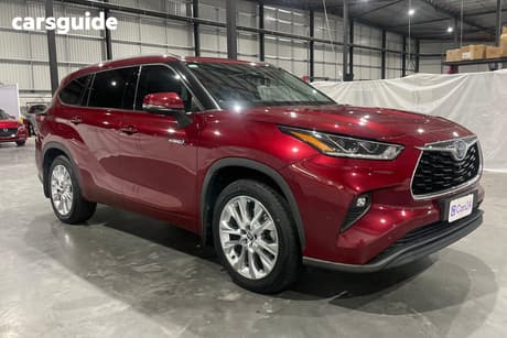 Red 2021 Toyota Kluger SUV