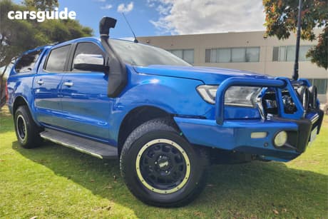 Blue 2017 Ford Ranger Dual Cab Utility Xlt 3.2 (4X4)