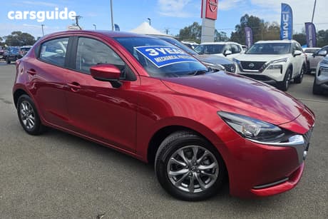 Red 2021 Mazda 2 Hatchback G15 Pure