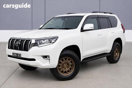 White 2022 Toyota Landcruiser Prado Wagon Gxl