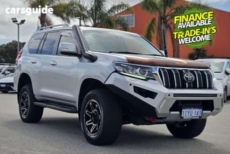 Silver 2018 Toyota Landcruiser Prado Wagon Gxl (4X4)