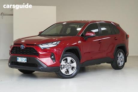 Red 2023 Toyota RAV4 Wagon Cruiser (Awd) Hybrid