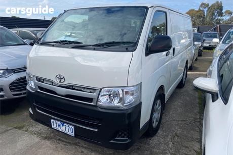 White 2011 Toyota HiAce Van Lwb