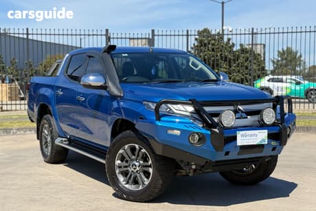 Blue 2019 Mitsubishi Triton Double Cab Pick Up Gls (4X4)