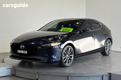 Blue 2022 Mazda 3 Hatchback G20 Evolve