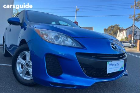 Blue 2012 Mazda 3 Hatchback Neo