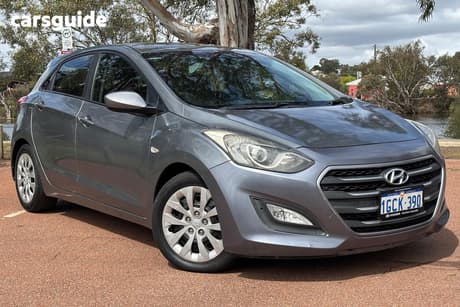 Grey 2016 Hyundai I30 Hatchback Active