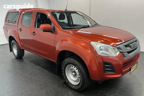 Red 2016 Isuzu D-MAX Crew Cab Utility Sx Hi-Ride (4X2)