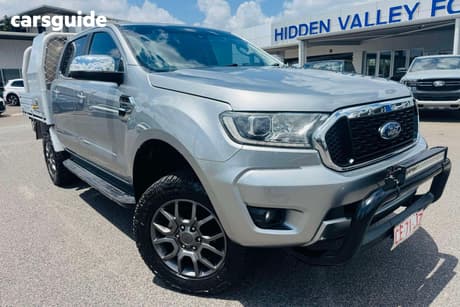 Silver 2021 Ford Ranger Double Cab Chassis Xlt 2.0 (4X4)
