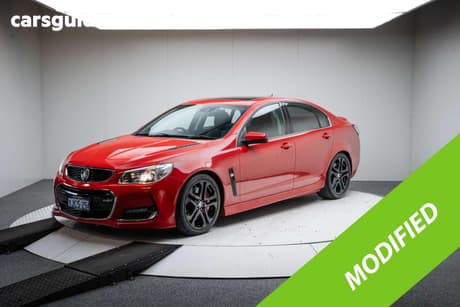 Red 2016 Holden Commodore Sedan Ss-V Redline