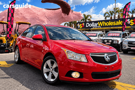 Red 2013 Holden Cruze Sedan Cd