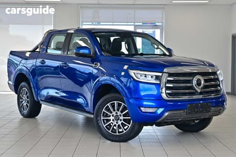 Blue 2023 GWM UTE Dual Cab Utility Cannon (4X2)