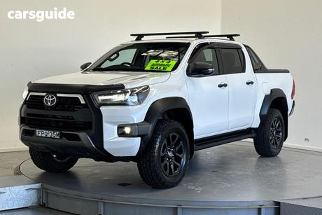 White 2024 Toyota Hilux Double Cab Pick Up Rogue 48V (4X4)