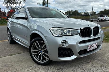 Silver 2016 BMW X4 Coupe XDRIVE 20D