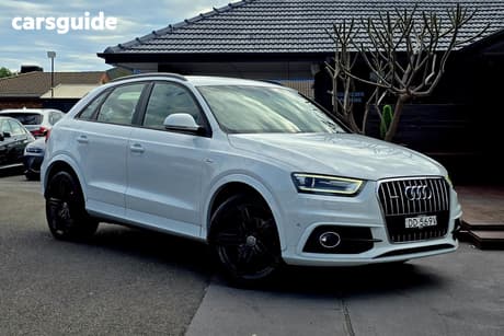 White 2014 Audi Q3 Wagon 2.0 Tfsi Quattro (125Kw)
