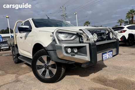White 2020 Isuzu D-MAX Space Cab Utility Ls-U (4X4)