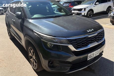 Grey 2021 Kia Seltos Wagon Sport+ (Fwd)
