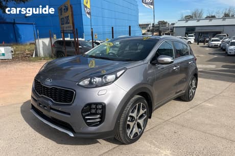 Silver 2016 Kia Sportage Wagon Platinum (Awd) (Grey Pack)