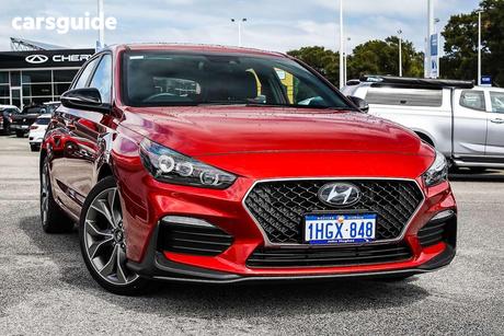 Orange 2021 Hyundai I30 Hatchback N Line