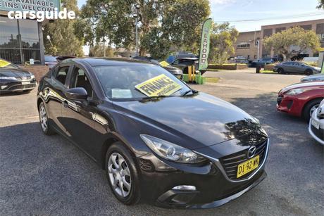 Black 2014 Mazda 3 Sedan Neo