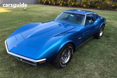 Blue 1970 Chevrolet Corvette Coupe Stingray