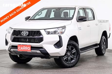 White 2024 Toyota Hilux Double Cab Pick Up Sr (4X4)
