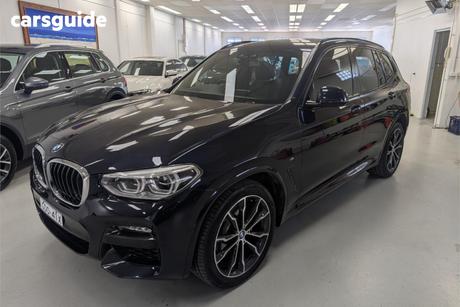 Black 2021 BMW X3 Wagon Xdrive20D