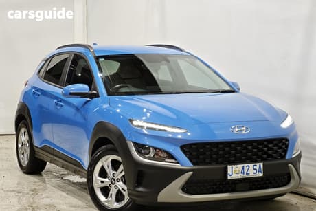 Blue 2022 Hyundai Kona Wagon Active (Fwd)