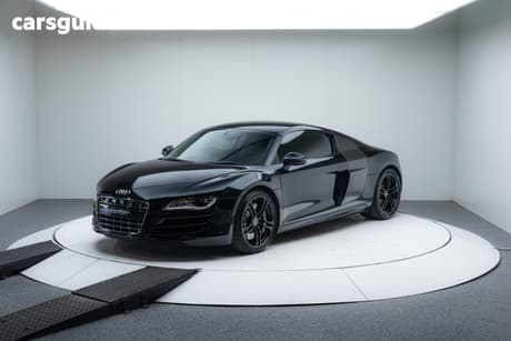 Black 2009 Audi R8 Coupe 4.2 Fsi Quattro