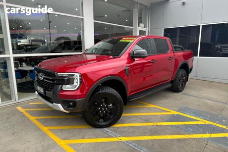 Red 2025 Ford Ranger Double Cab Pick Up Phev Sport (4X4)
