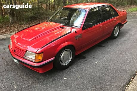 Red 1983 Holden Commodore Sedan