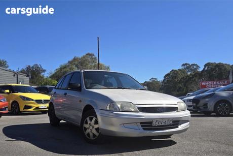 Silver 1999 Ford Laser Hatchback Lxi