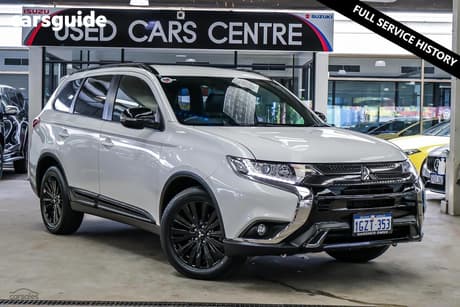 White 2020 Mitsubishi Outlander Wagon Black Edition 7 Seat (2Wd)