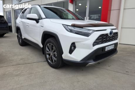 White 2021 Toyota RAV4 Wagon Gxl (2Wd) Hybrid