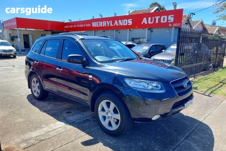 Black 2008 Hyundai Santa FE Wagon Elite (Fwd)