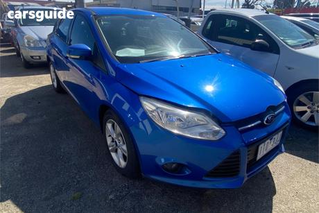 Blue 2013 Ford Focus Hatchback Trend